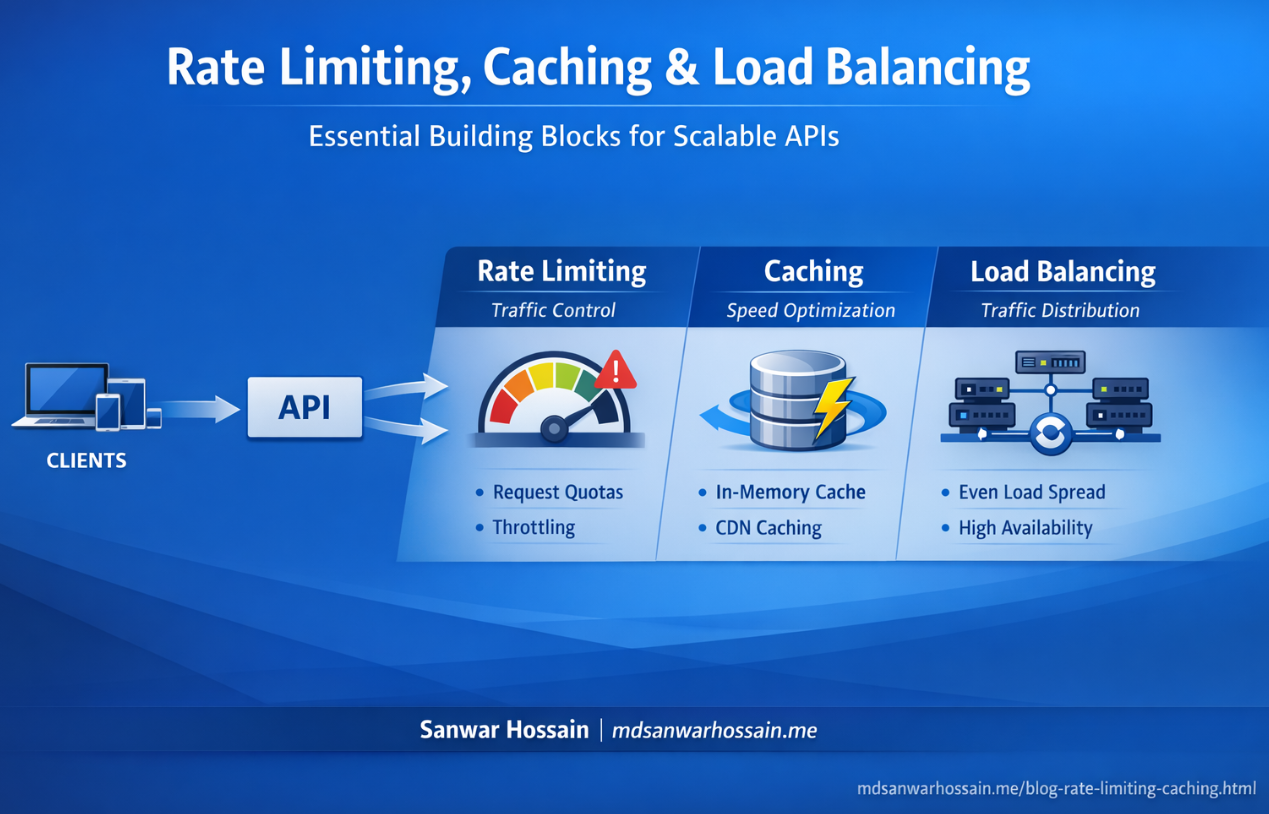 API rate limiting and caching architecture